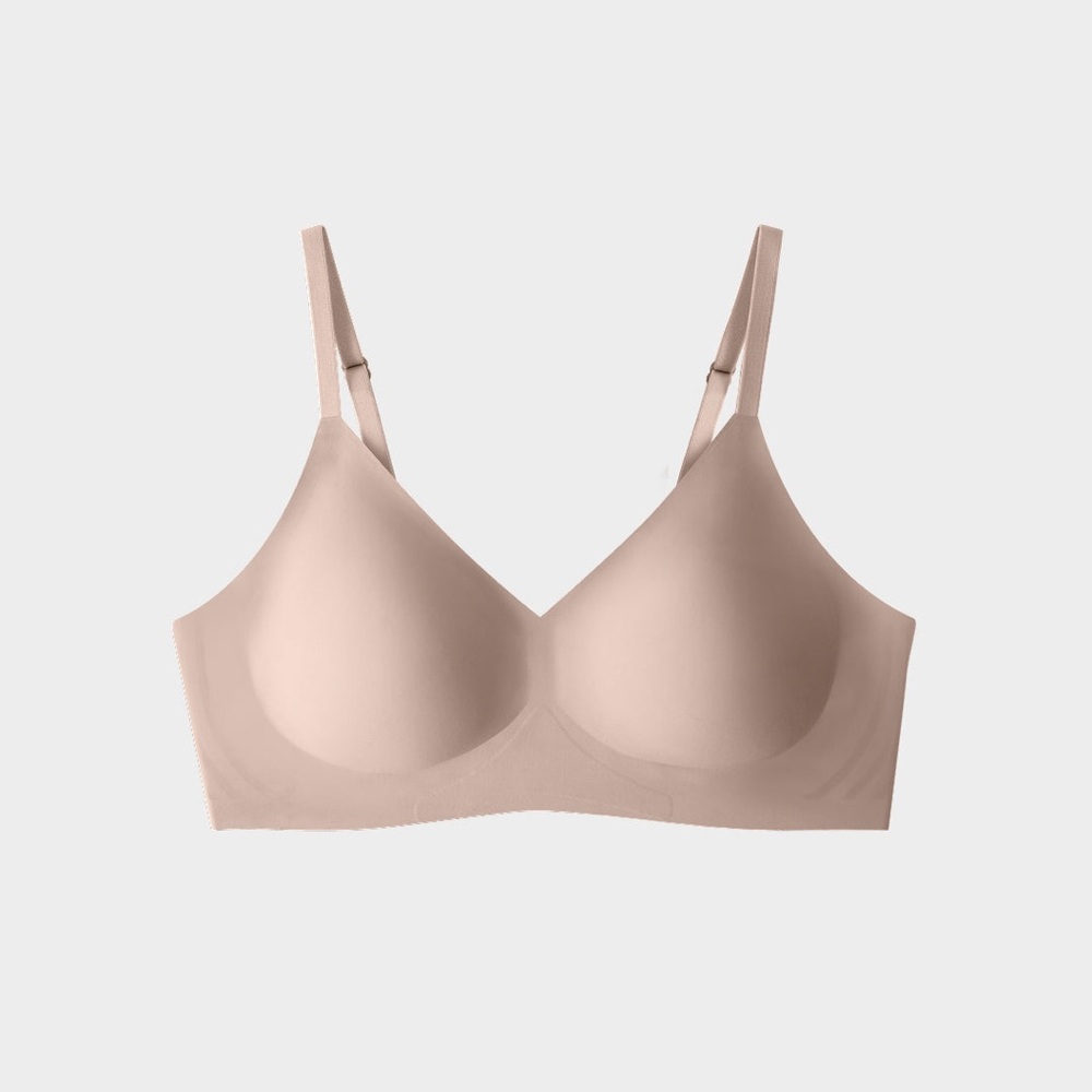 EBY Relief Only Bra Nude Size Large New Wireless